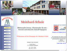 Tablet Screenshot of meinhard-schule-grebendorf.de